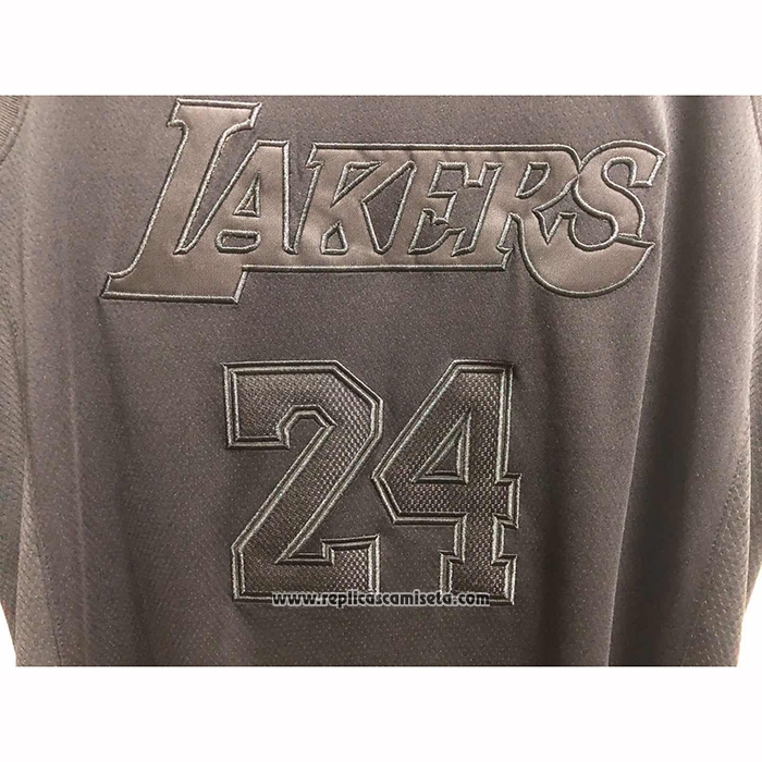Camiseta Los Angeles Lakers Kobe Bryant #24 MVP Negro